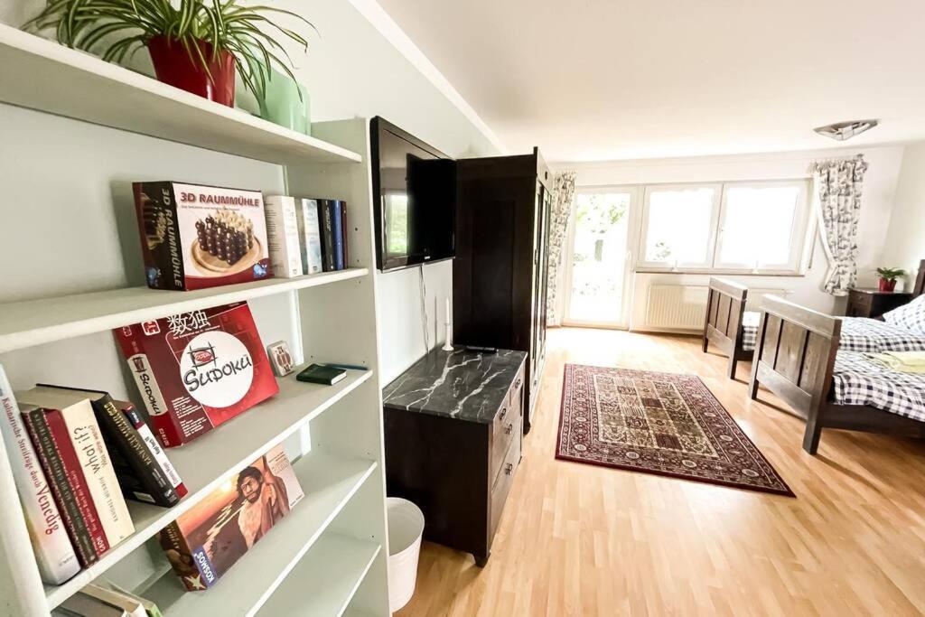 Apartment Am Auensee Mit Grosser Terrasse & Privat-Parkplatz Leipzig Eksteriør billede